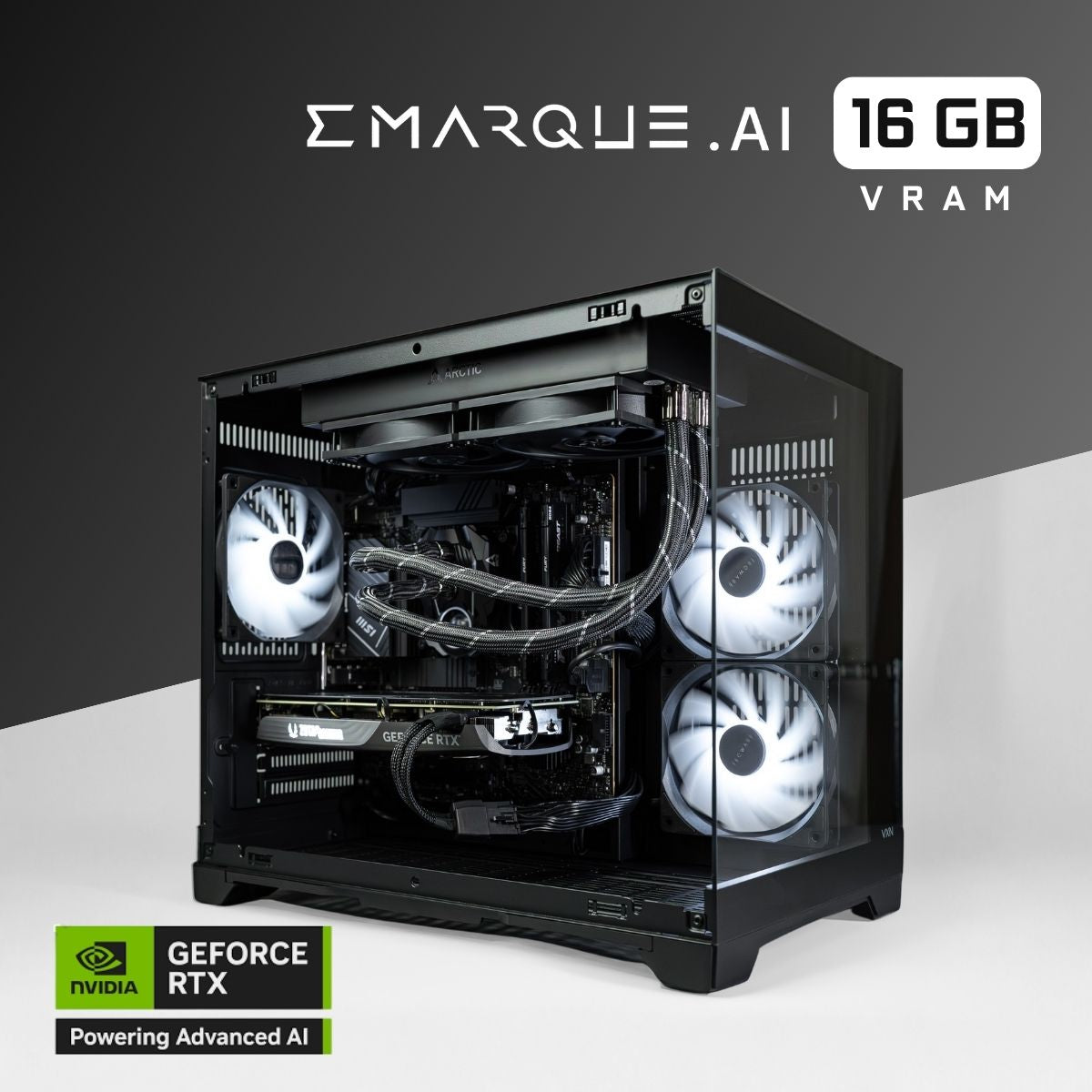 WORK 7 - AMD Ryzen 5 7500F / GeForce RTX 5070 Ti Workstation PC