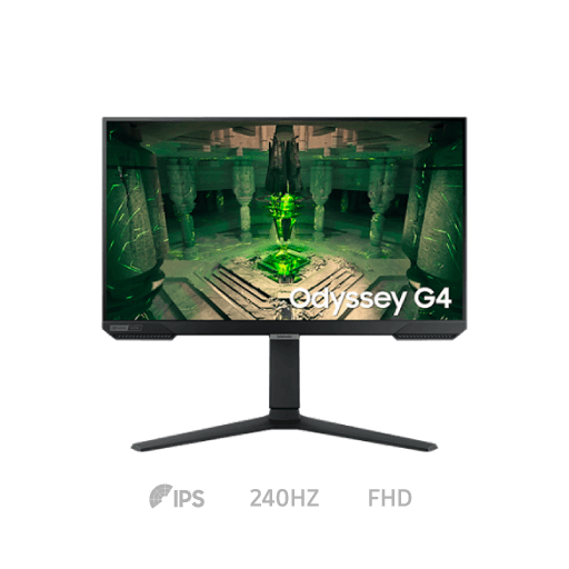 Samsung Odyssey G4 25" / 27" — 240Hz, 1ms, IPS Panel, 1,920 x 1,080 (Full HD) — Gaming Monitor - EMARQUE