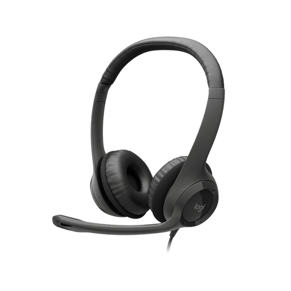 Logitech H390 with Noise-Canceling Mic USB 2.0 Headset