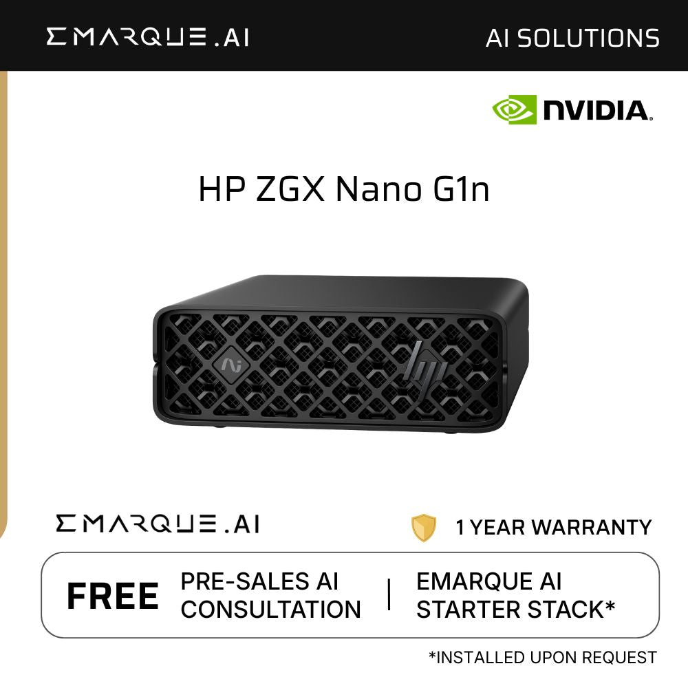 HP ZGX Nano G1n NVIDIA DGX Spark Grace Blackwell Computer - 4TB