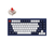 Keychron Q1 QMK Knob Custom Mechanical Keyboard Fully Assembled — Carbon Black / Navy Blue /Silver Grey Frame - EMARQUE