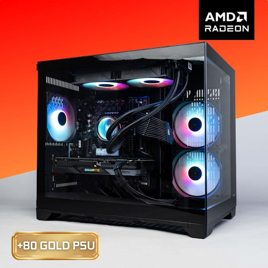 INFINITY - AMD Ryzen 5 7500F / Radeon RX 9070 XT Gaming PC