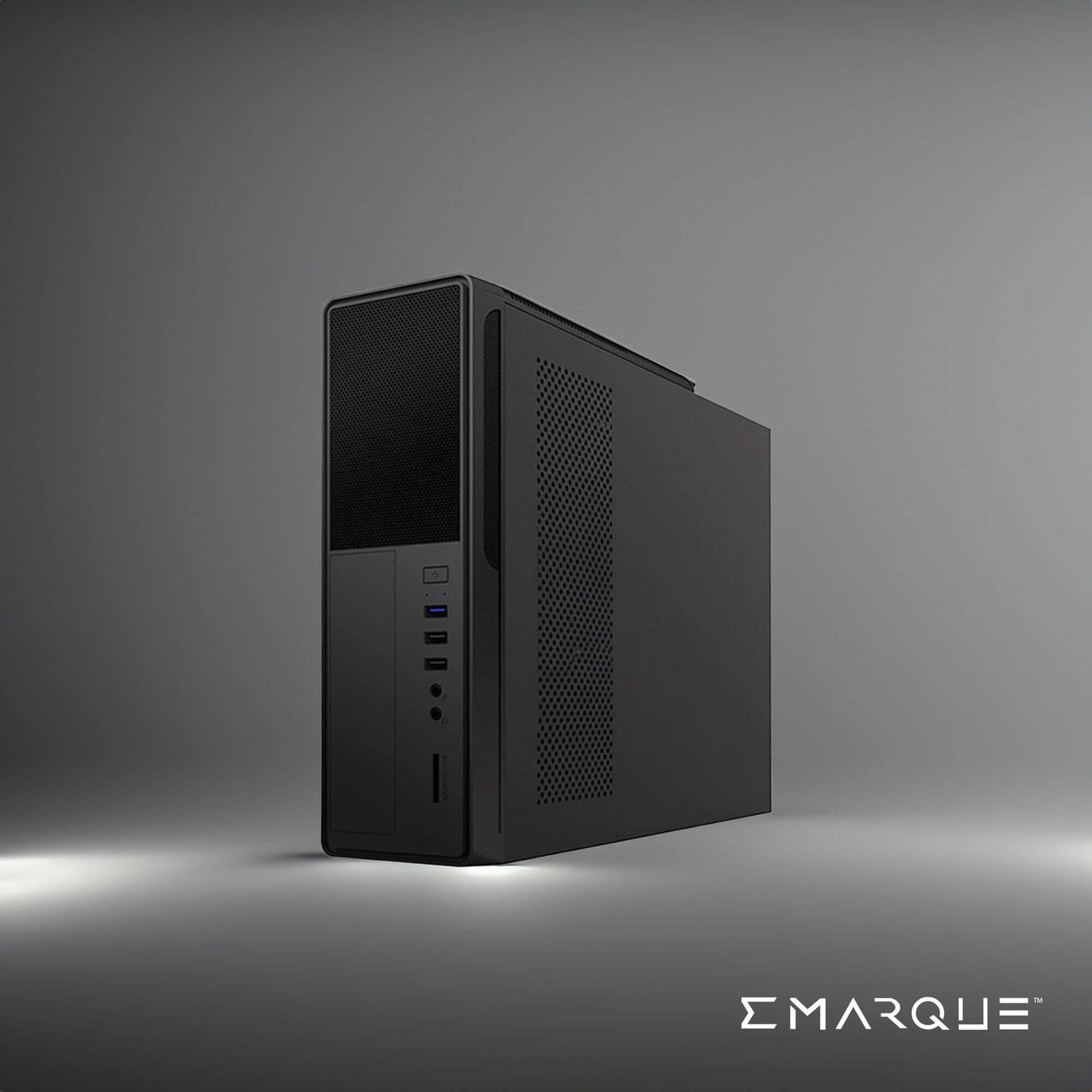 ECHO 3 Office Desktop PC with Intel Core i3-14100, small form factor design, featuring Intel UHD Graphics 730 for enhanced performance.