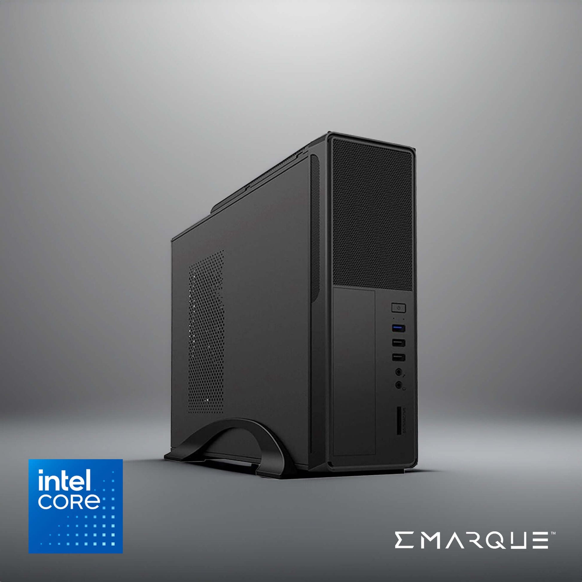 ECHO 3 Office Desktop PC with Intel Core i3-14100 and UHD 730 Graphics for high performance and power efficiency.