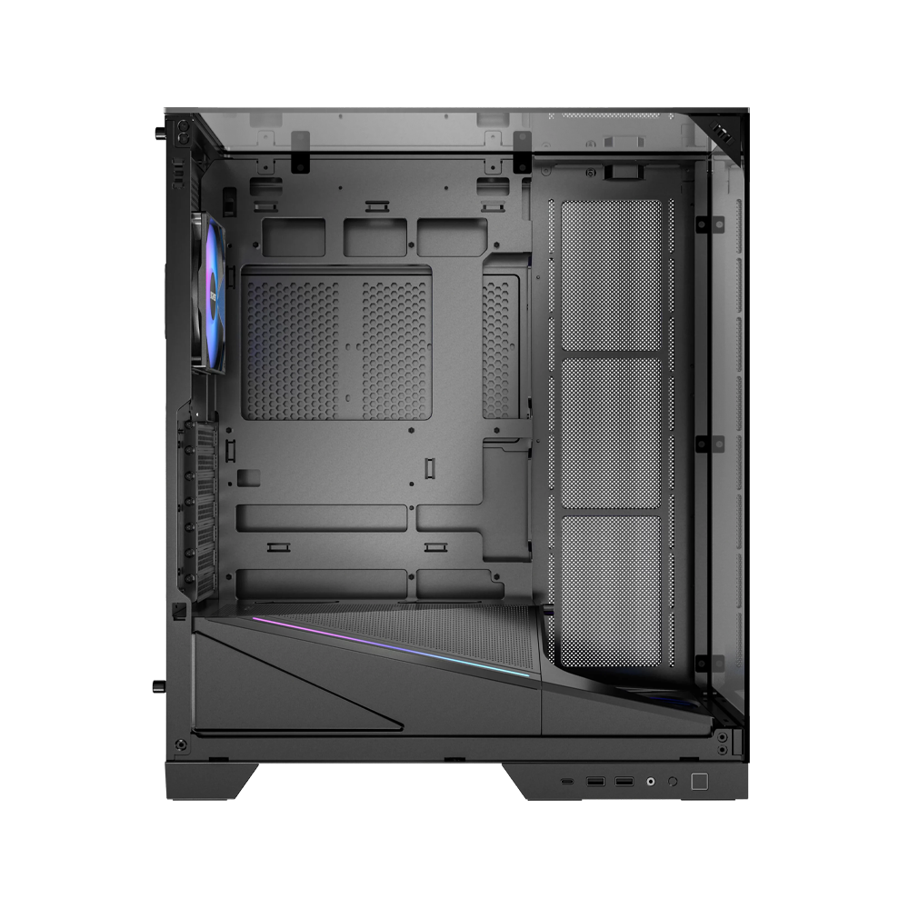 Okinos Aqua 93 ARGB ATX Mid Tower Chassis - Black