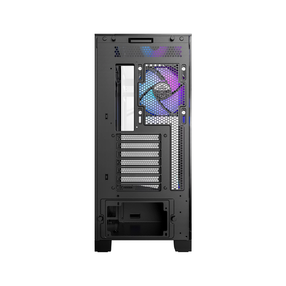 Okinos Aqua 93 ARGB ATX Mid Tower Chassis - Black