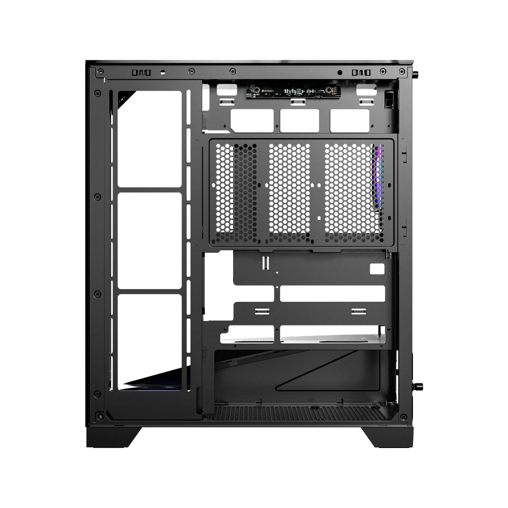 Okinos Aqua 93 ARGB ATX Mid Tower Chassis - Black