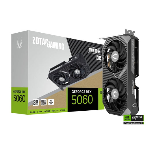 Zotac Gaming GeForce RTX™ 5060 Twin Edge OC 8GBB GDDR7 Graphics Card