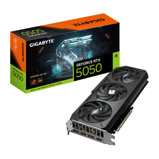 GIGABYTE GeForce RTX™ 5050 Gaming OC 8G GDDR6 Graphics Card [GV-N5050GAMING OC-8GD]