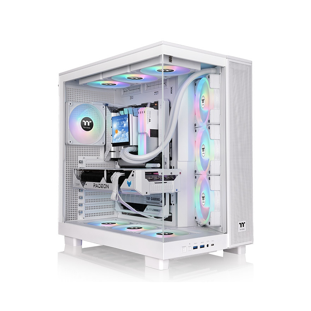 Thermalright View 380 XL TG ARGB Snow ATX Mid Tower Chassis - White