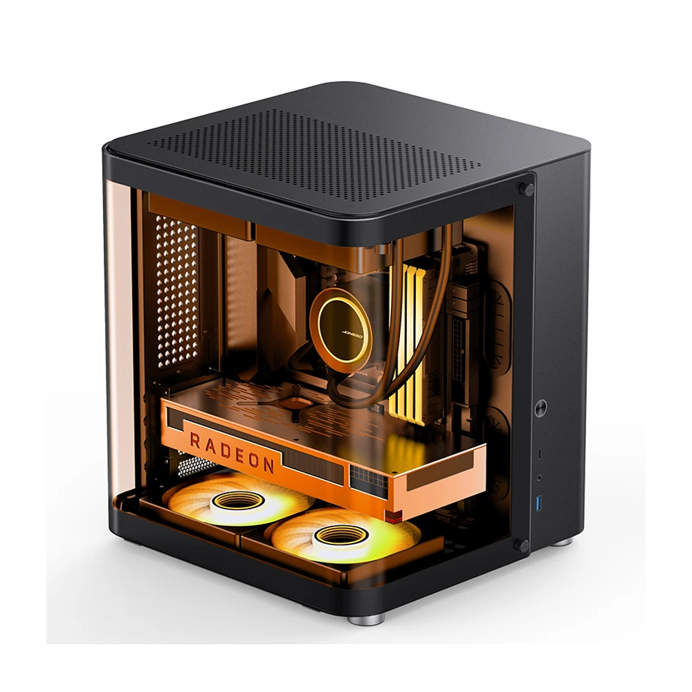 Jonsbo TK-1 Micro-ATX Chassis - Black
