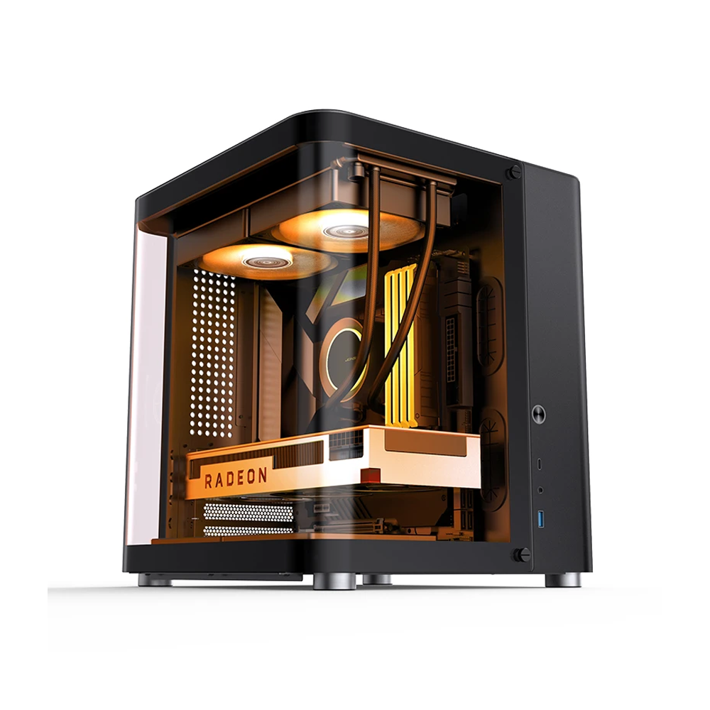 Jonsbo TK-1 Micro-ATX Chassis - Black