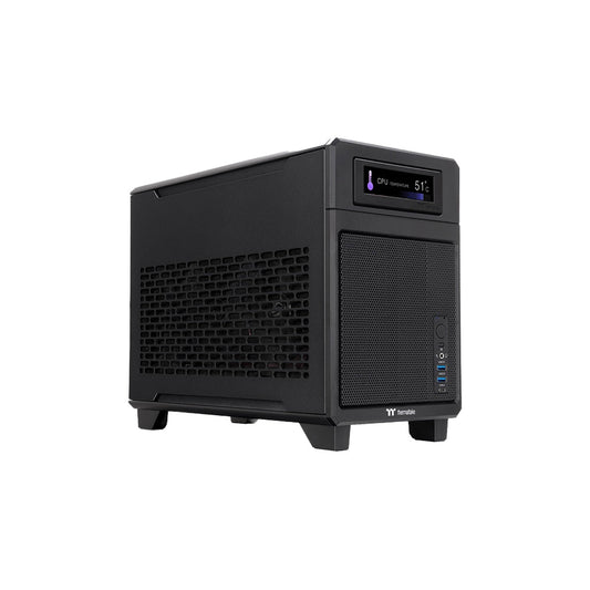Thermaltake TR100 ITX Mini Tower Chassis [Black/White]