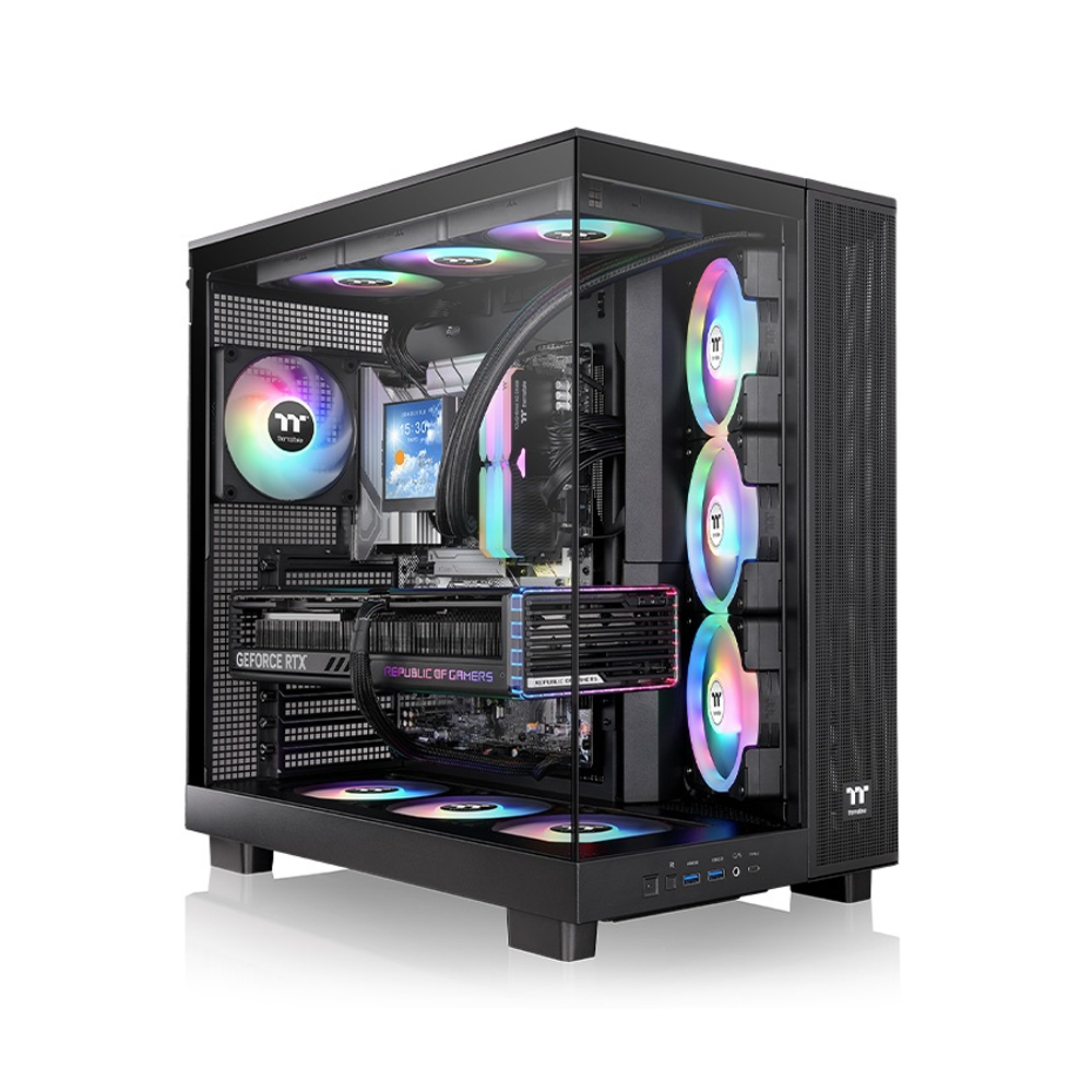 Thermalright View 380 XL TG ARGB ATX Mid Tower Chassis - Black
