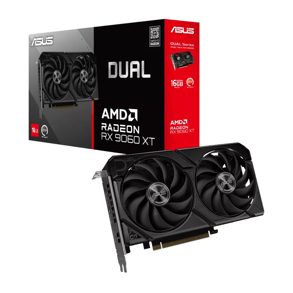 ASUS Dual Radeon™ RX 9060 XT 16GB GDDR6 Graphics Card