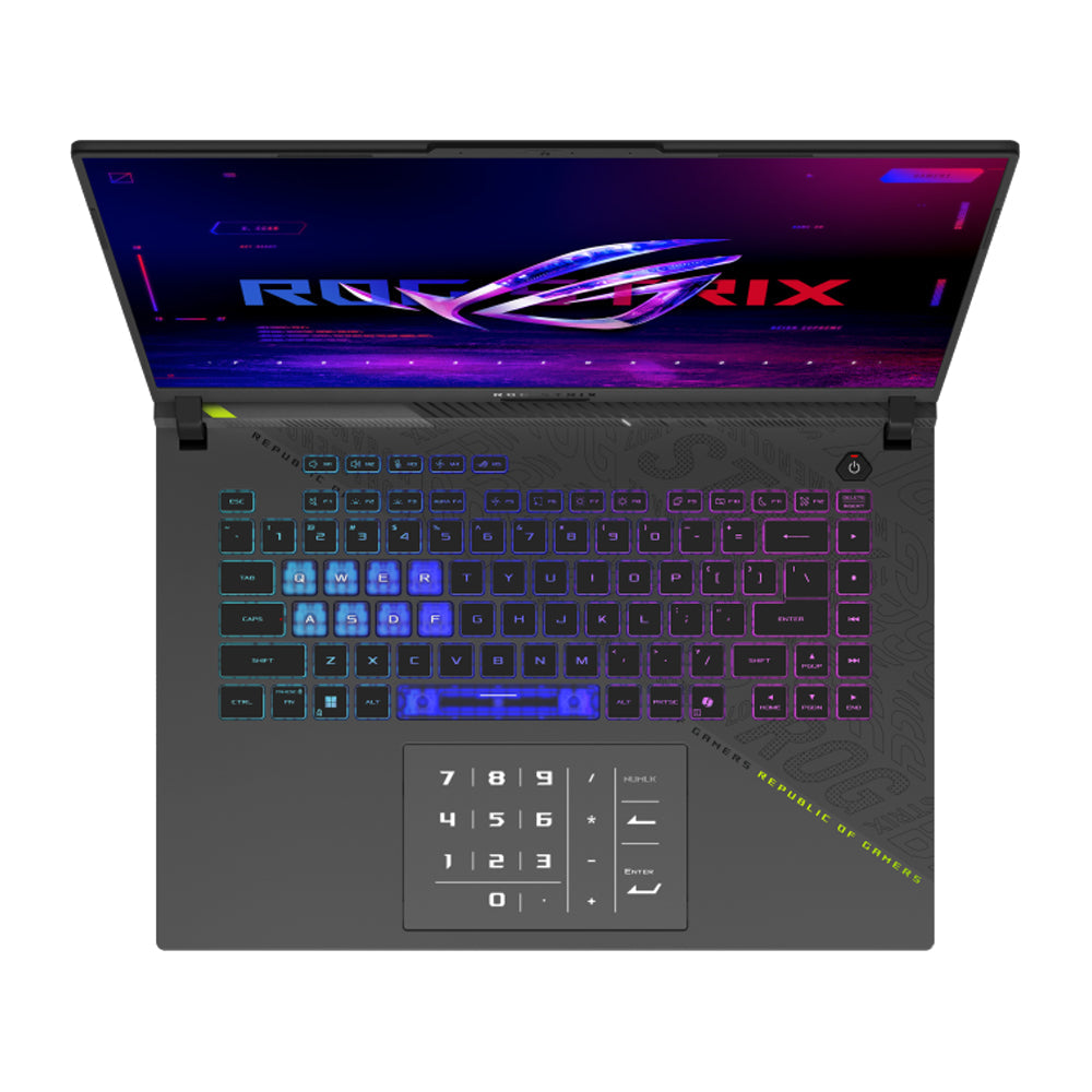 ASUS ROG Strix G16 16" 2.5K 300Hz Gaming Laptop (NVIDIA GeForce RTX 5070 Ti, AMD Ryzen 9 8940HX, 16GB RAM, 1TB SSD) [G614P-RTS140WP]