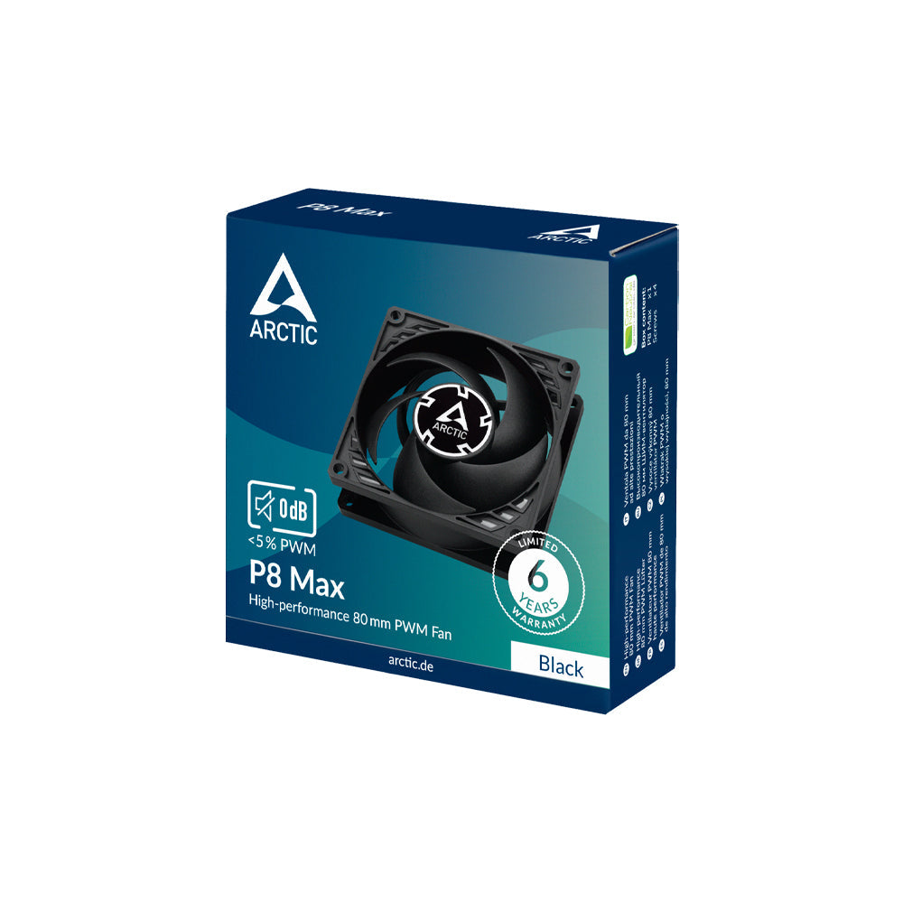 Arctic P8 Max 8mm PWM Case Fan [ACFAN00286A]