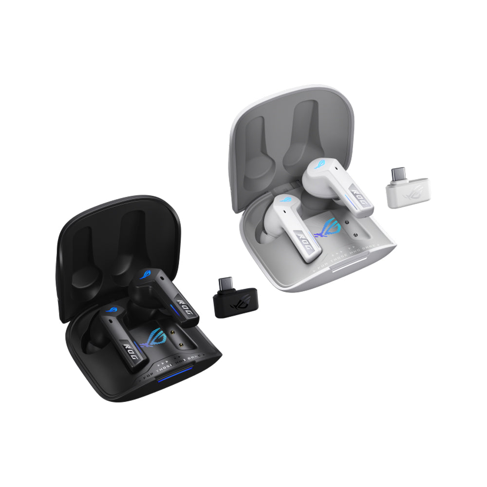 ASUS ROG Cetra True Wireless SpeedNova Gaming Earbuds [Black/White]