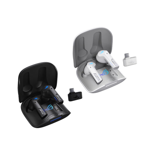 ASUS ROG Cetra True Wireless SpeedNova Gaming Earbuds [Black/White]