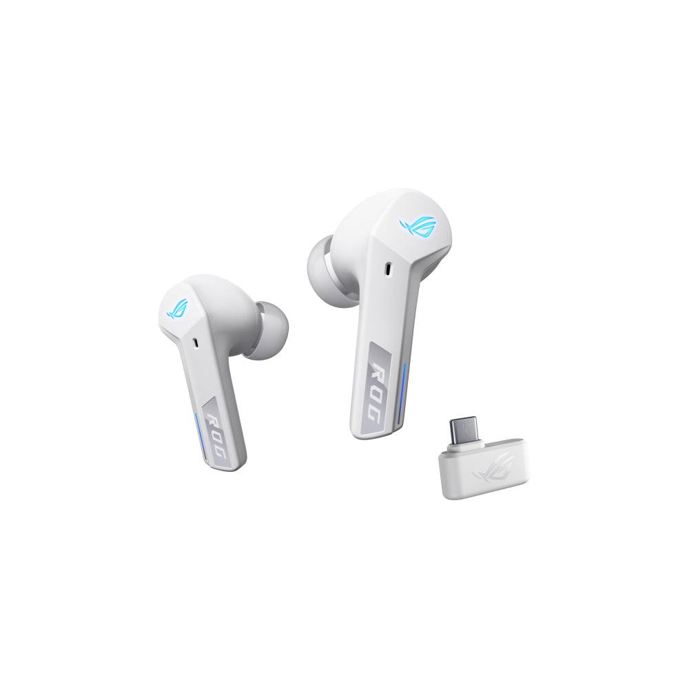 ASUS ROG Cetra True Wireless SpeedNova Gaming Earbuds [Black/White]