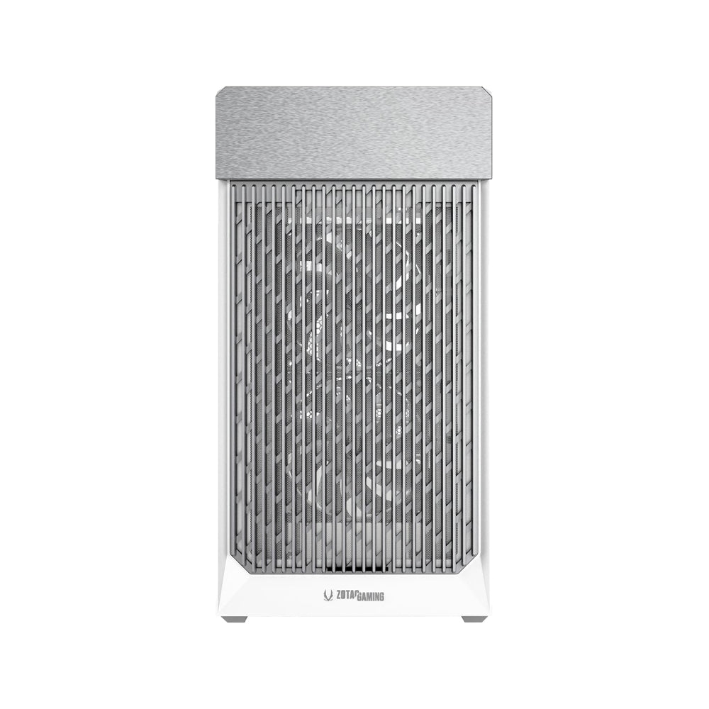 Zotac Gaming Alloy mATX PC Chassis [Black Gold/White Silver]