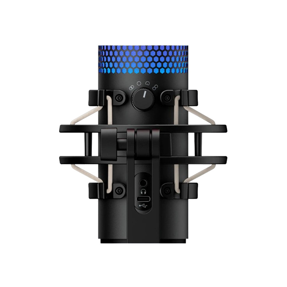 HyperX QuadCast S USB Gaming Microphone - Black/White-Grey