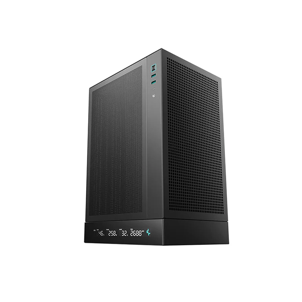 DeepCool CH170 Digital Vertical Mini-ITX PC Case - Black