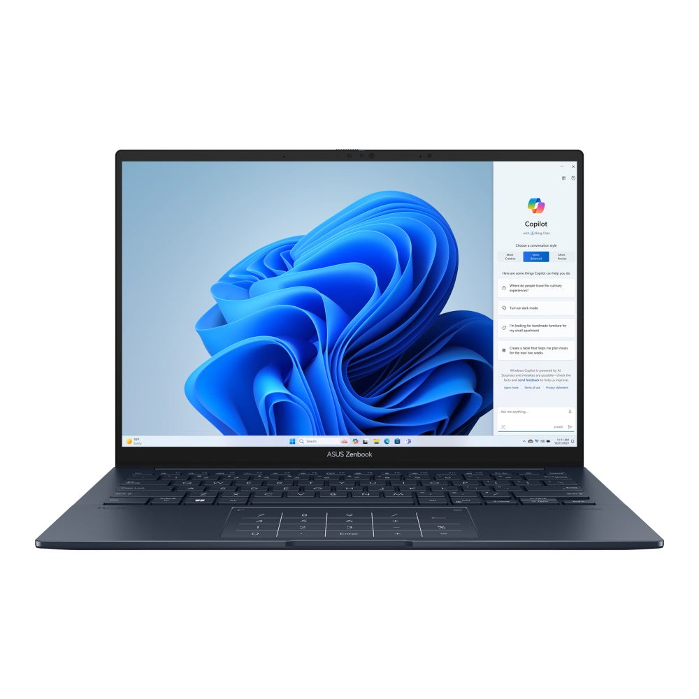 ASUS Zenbook 14 OLED 14" WUXGA OLED Touch Productivity Laptop (Intel Core Ultra 5 225H, 16GB RAM, 512GB SSD) [UX3405C-AQL248WS]