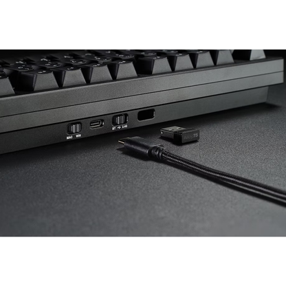 Tecware Alloy75 Linear Red Full CNC Aluminum Mechanical Keyboard - Black