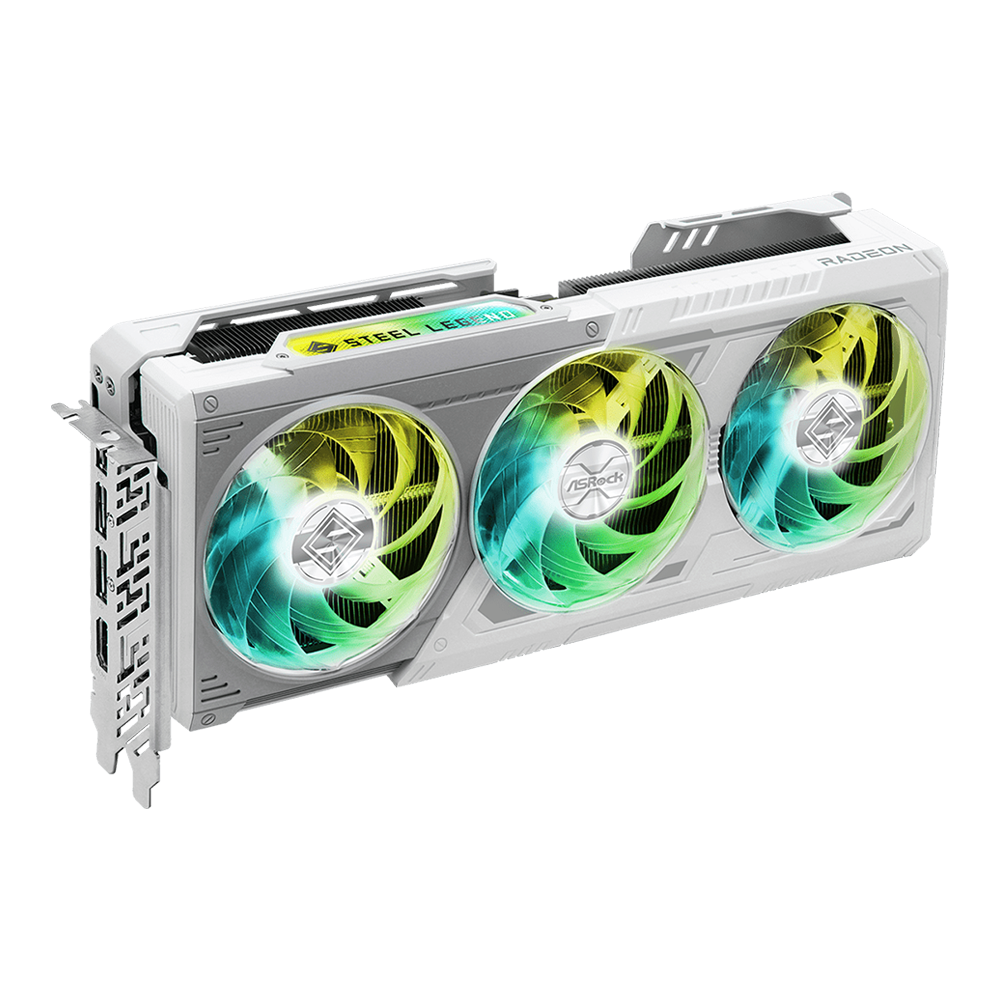 ASRock AMD Radeon™ RX 9070 Steel Legend  OC 16GB GDDR6 Graphic Card
