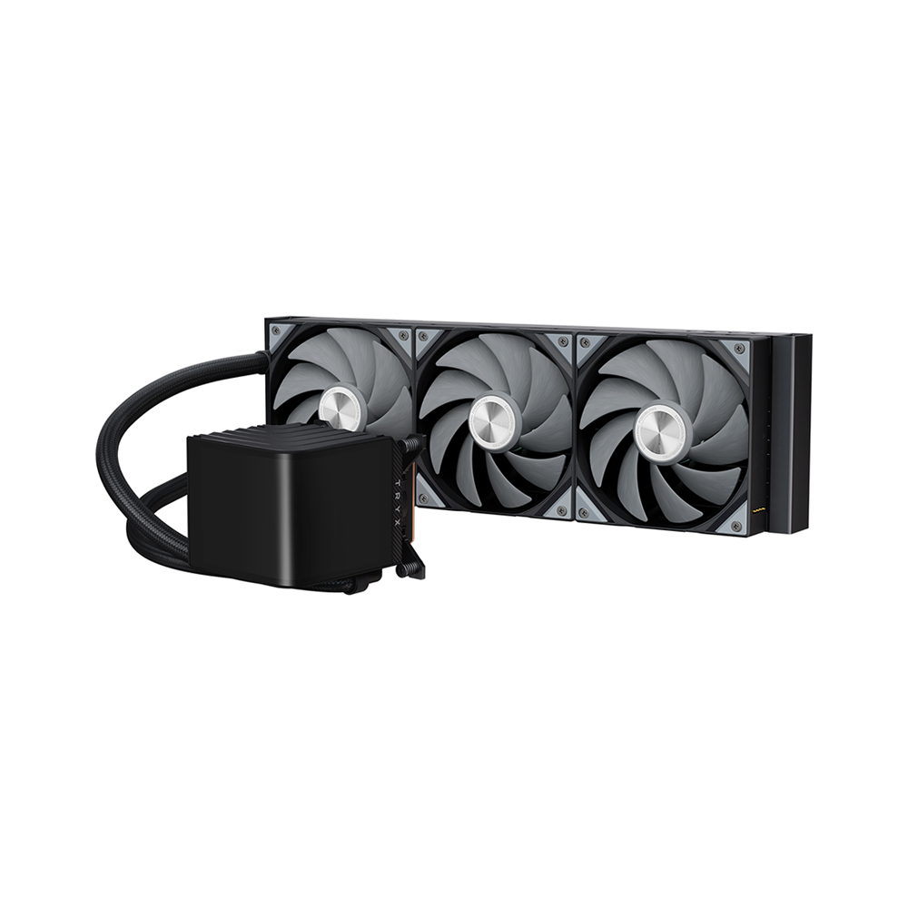TRYX PANORAMA 360mm L-shaped AMOLED Screen Liquid Cooler [Black/White]