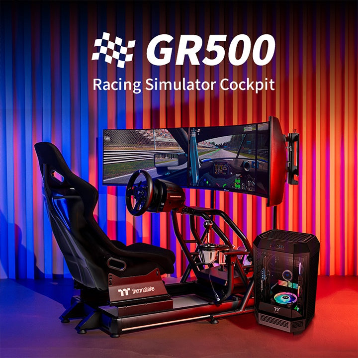 Thermaltake GR500 Racing Simulator Cockpit Snow / Black