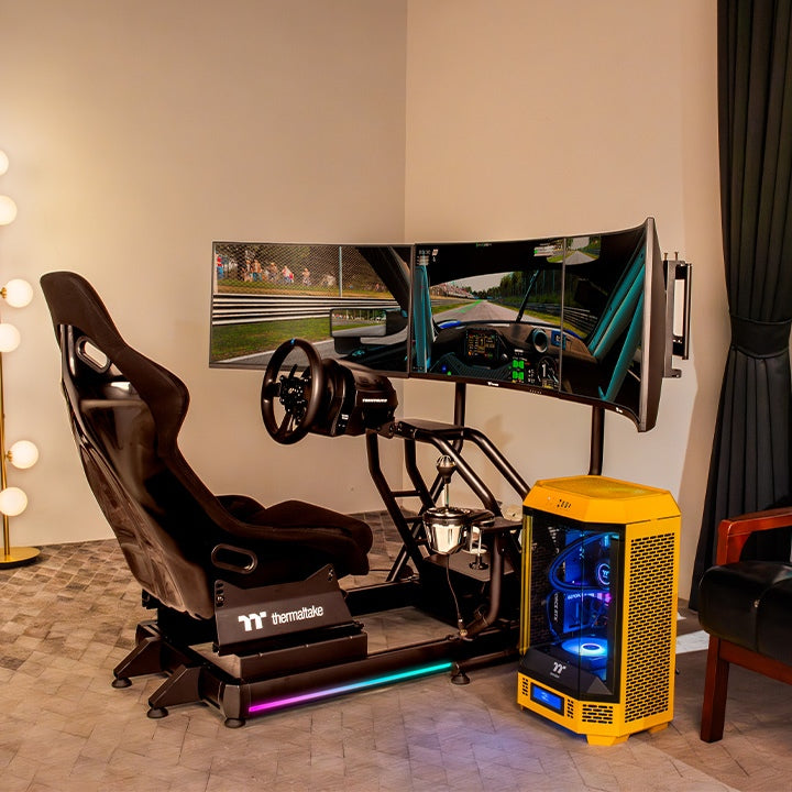Thermaltake GR500 Racing Simulator Cockpit Snow / Black