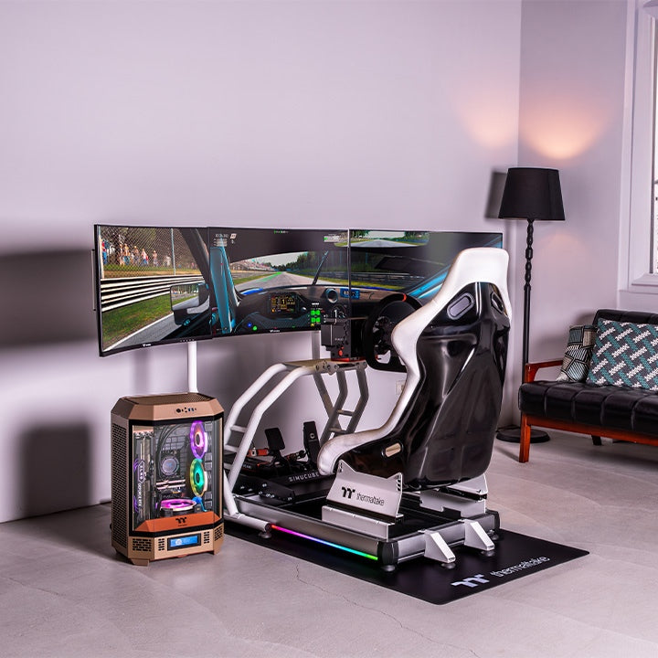 Thermaltake GR500 Racing Simulator Cockpit Snow / Black