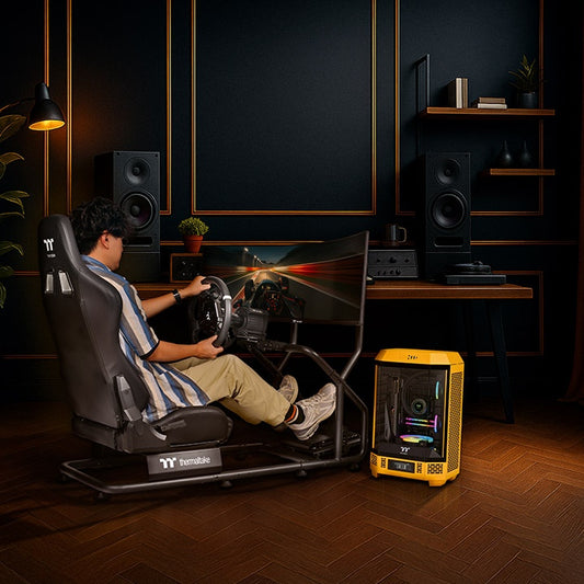 Thermaltake GR300 Racing Simulator Cockpit Snow / Black