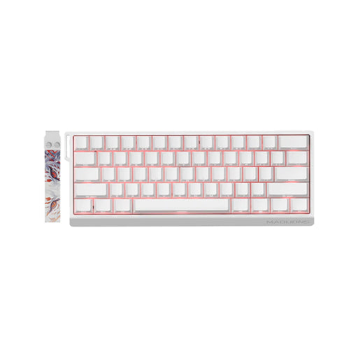 MADLIONS MAD68HE Basic V2 Magnetic Keyboard - Magnetic Amber