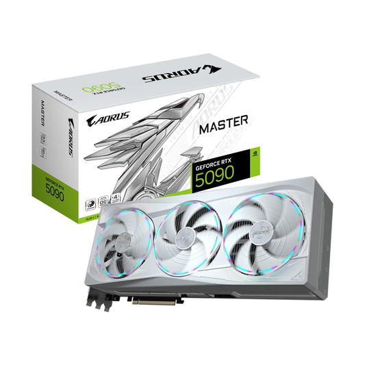 GIGABYTE Aorus GeForce RTX™ 5090 Master Ice 32GB GDDR7 Graphic Card