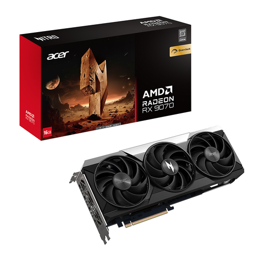 Acer Nitro Radeon™ RX 9070 OC 16GB GDDR6 Graphic Card