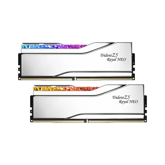 G.Skill Trident Z5 Royal Neo 64GB [2x32GB] 6000mHz DDR5 Desktop Memory - Silver