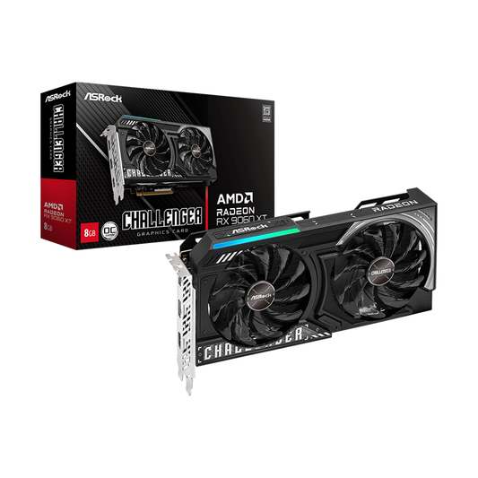 ASRock AMD Radeon™ RX 9060 XT Challenger 8GB GDDR6 OC Graphic Card