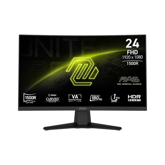 MSI MAG 244C 23.6'' FHD 180Hz VA 1500R Curved Gaming Monitor