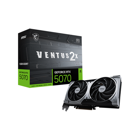 MSI GeForce RTX™ 5070 12G Ventus 2X OC 12GB GDDR7 Graphic Card