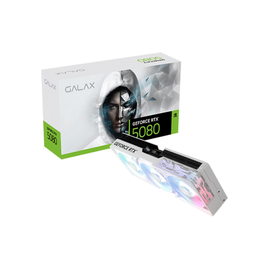GALAX GeForce RTX™ 5080 1-Click OC White 16GB GDDR7 Graphic Card
