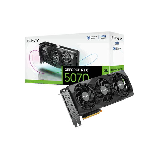 PNY GeForce RTX™ 5070 Triple Fan 12GB GDDR7 Graphic Card