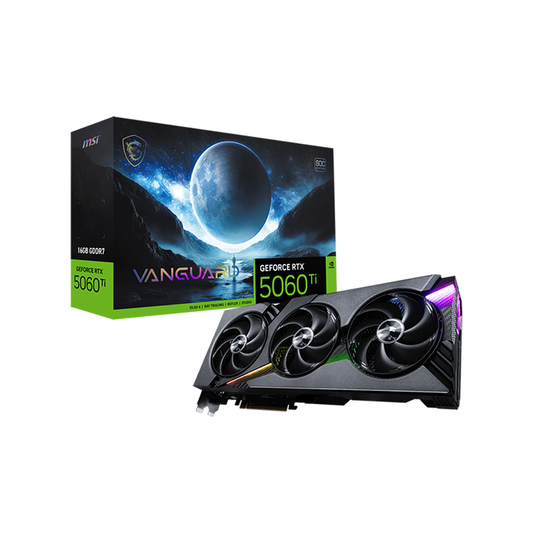 MSI GeForce RTX™ 5060 Ti 16G VANGUARD SOC 16GB GDDR7 Graphic Card