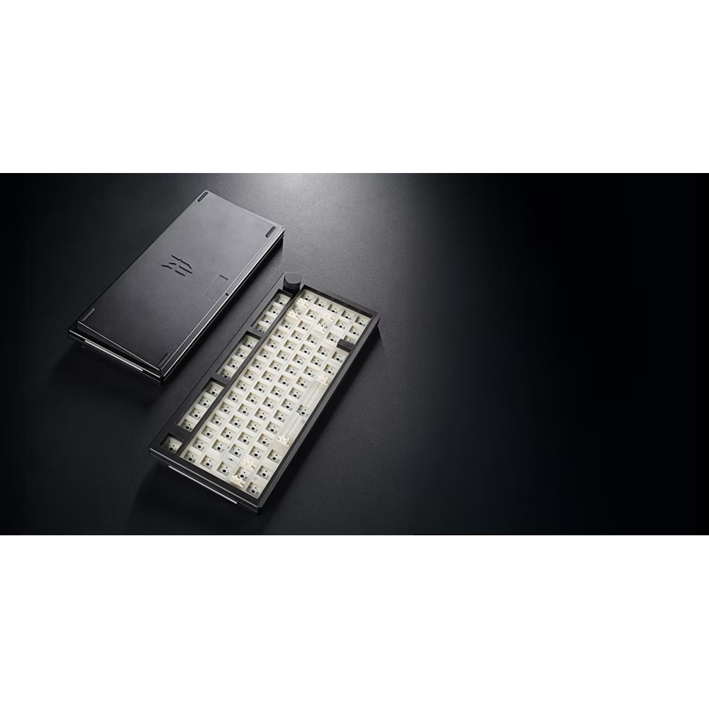 Tecware Alloy75 Linear Red Full CNC Aluminum Mechanical Keyboard - Black