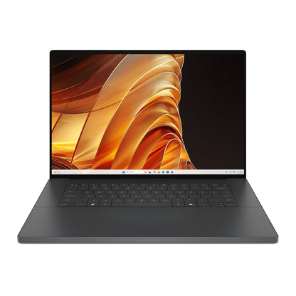 Dell XPS 16 Creator Edition NVIDIA RTX Spark AI laptop, front view, 16 inch OLED display open