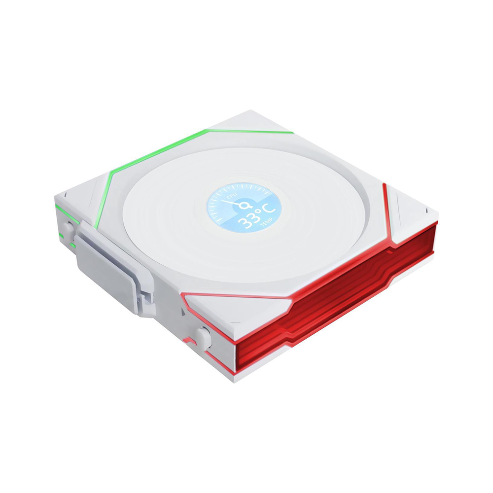 Lian Li UNI FAN TL Wireless LCD Reverse Blade 1 x 120MM Cooling Fan [Black/White]