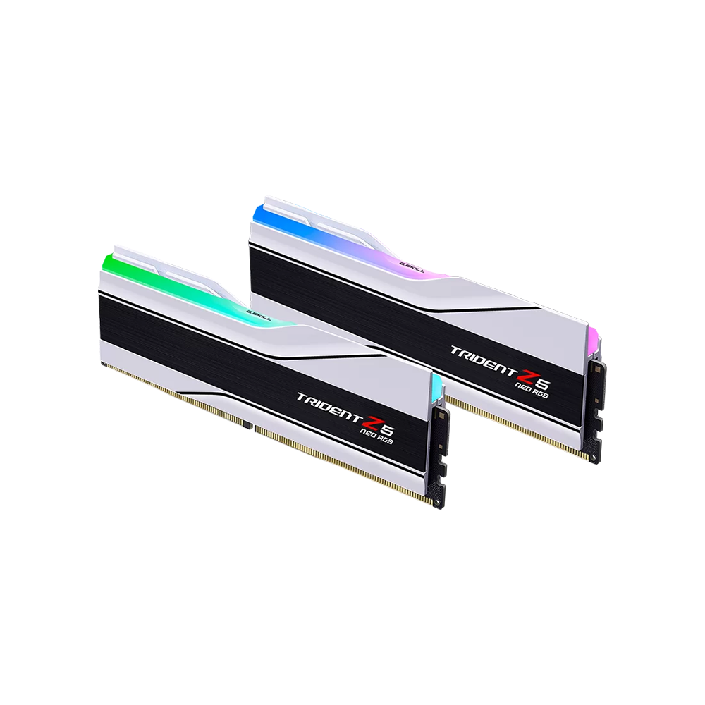 G.Skill Trident Z5 Neo RGB 64GB [2x32GB] 6000mHz DDR5 Desktop Memory [Black/White]