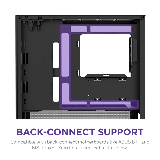 NZXT H3 Flow Micro-ATX Desktop Chassis [Black/White]